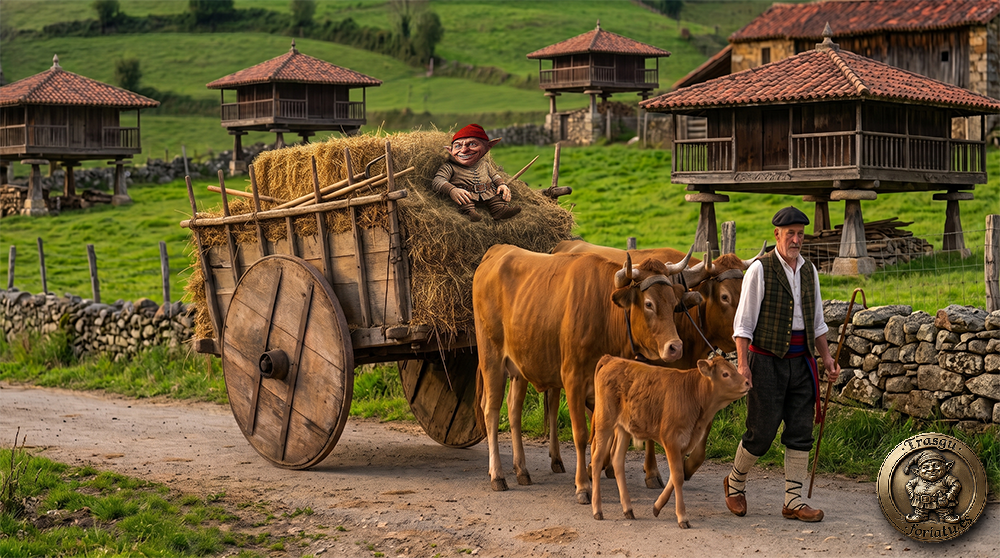Carro del pais Asturias